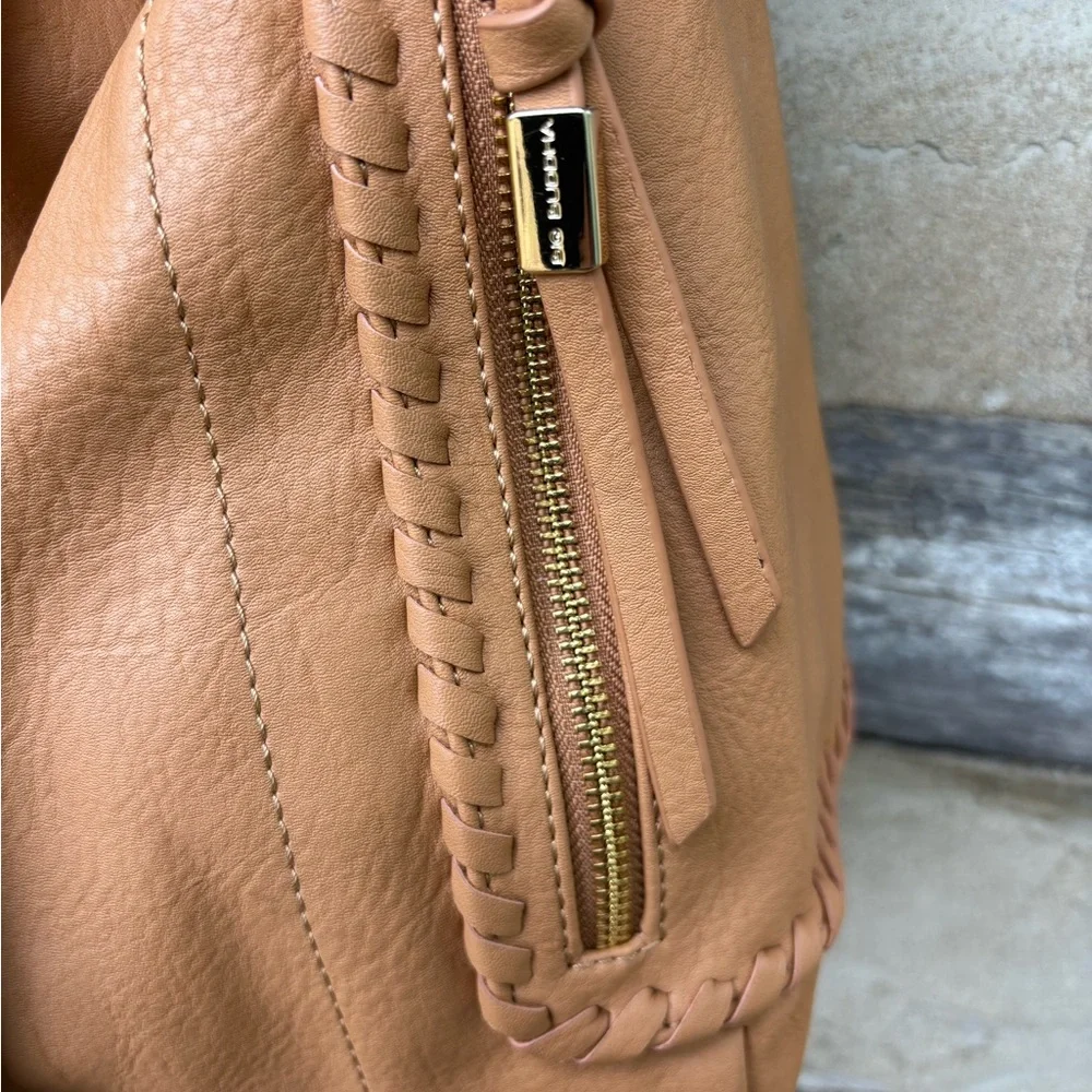 Big Buddha Camel Color Soft Leather Like Shoulder/Satchel